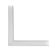 GLOBOSTAR® ALP-CORNER-SIDE90 LUMILINE 61768 Επιφανειακό / Κρεμαστό Προφίλ Αλουμινίου Γωνία με Λευκό Γαλακτερό Πατητό Κάλυμμα για Ταινίες LED IP20 - Γκρι Ανθρακί Ματ - Μ30 x Π3.5 x Υ7cm