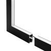 GLOBOSTAR® ALP-CORNER-IN90 LUMILINE 61770 Επιφανειακό / Κρεμαστό Προφίλ Αλουμινίου Γωνία με Λευκό Γαλακτερό Πατητό Κάλυμμα για Ταινίες LED IP20 - Μαύρο Ματ - Μ30 x Π3.5 x Υ7cm