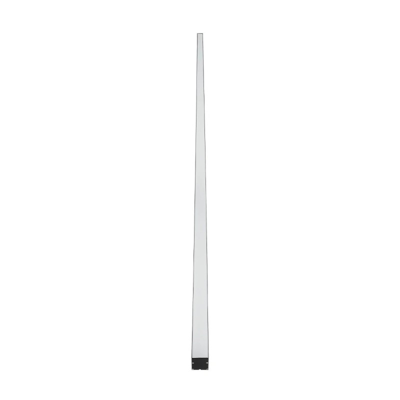 GLOBOSTAR® ALP-LINEAR BRIGHTRAIL 61775-3M Επιφανειακό / Κρεμαστό / Επιτοίχιο Προφίλ Αλουμινίου με Λευκό Γαλακτερό Πατητό Κάλυμμα για Ταινίες LED IP20 - Μαύρο Ματ - Μ300 x Π5 x Υ7.5cm