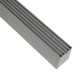 GLOBOSTAR® ALP-LINEAR BRIGHTRAIL 61776-3M Επιφανειακό / Κρεμαστό / Επιτοίχιο Προφίλ Αλουμινίου με Λευκό Γαλακτερό Πατητό Κάλυμμα για Ταινίες LED IP20 - Γκρι Ανθρακί Ματ - Μ300 x Π5 x Υ7.5cm