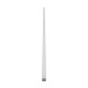 GLOBOSTAR® ALP-LINEAR BRIGHTRAIL 61776-3M Επιφανειακό / Κρεμαστό / Επιτοίχιο Προφίλ Αλουμινίου με Λευκό Γαλακτερό Πατητό Κάλυμμα για Ταινίες LED IP20 - Γκρι Ανθρακί Ματ - Μ300 x Π5 x Υ7.5cm