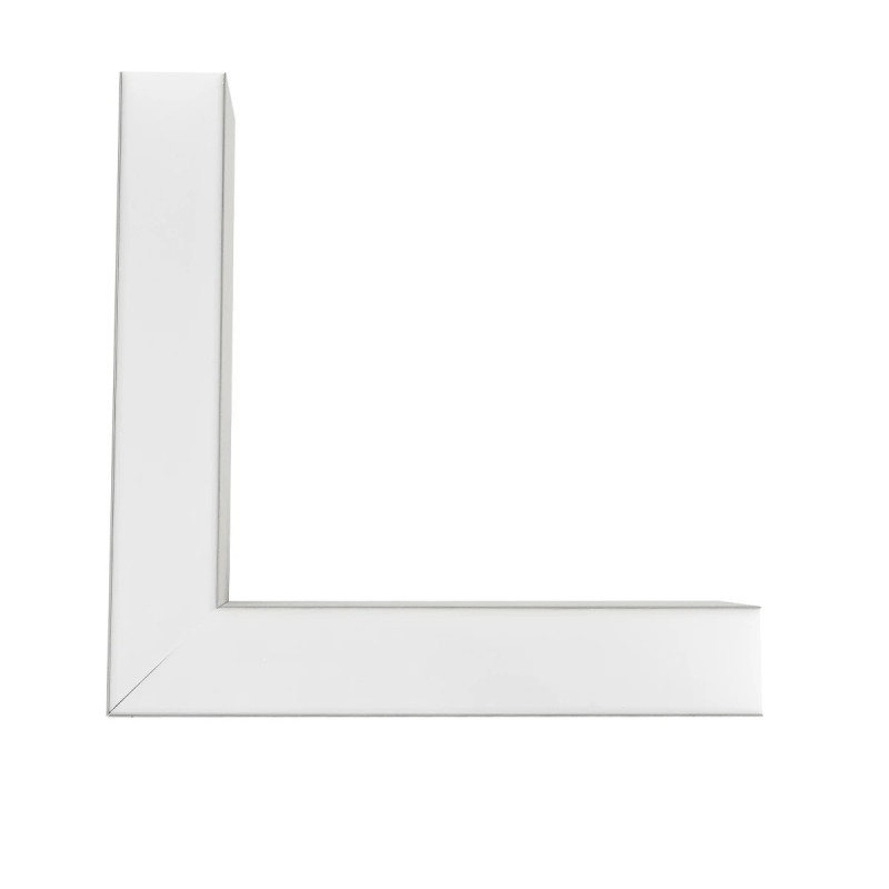 GLOBOSTAR® ALP-CORNER-SIDE90 BRIGHTRAIL 61779 Επιφανειακό / Κρεμαστό Προφίλ Αλουμινίου Γωνία με Λευκό Γαλακτερό Πατητό Κάλυμμα για Ταινίες LED IP20 - Γκρι Ανθρακί Ματ - Μ30 x Π5 x Υ7.5cm