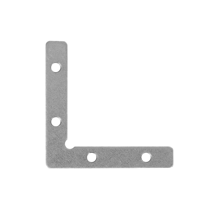 GLOBOSTAR® LUMILINE 61783 Σύνδεσμος Γ Επέκτασης Προφίλ Αλουμινίου - Ασημί - Μ4.6 x Π0.8 x Υ4.6cm