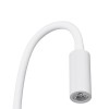 GLOBOSTAR® GOOSE 61688 Μοντέρνο Φωτιστικό Τοίχου - Απλίκα Ξενοδοχείου Reading Light LED 3W 300lm 36° AC 220-240V IP20 Θερμό Λευκό 2700K - CREE XPE Chip & TÜV SÜD Driver - Λευκό Ματ - Μ6.5 x Π15 x Υ24.5cm - 3 Χρόνια Εγγύηση