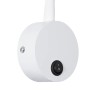 GLOBOSTAR® GOOSE 61688 Μοντέρνο Φωτιστικό Τοίχου - Απλίκα Ξενοδοχείου Reading Light LED 3W 300lm 36° AC 220-240V IP20 Θερμό Λευκό 2700K - CREE XPE Chip & TÜV SÜD Driver - Λευκό Ματ - Μ6.5 x Π15 x Υ24.5cm - 3 Χρόνια Εγγύηση