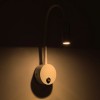 GLOBOSTAR® GOOSE 61688 Μοντέρνο Φωτιστικό Τοίχου - Απλίκα Ξενοδοχείου Reading Light LED 3W 300lm 36° AC 220-240V IP20 Θερμό Λευκό 2700K - CREE XPE Chip & TÜV SÜD Driver - Λευκό Ματ - Μ6.5 x Π15 x Υ24.5cm - 3 Χρόνια Εγγύηση