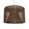 GLOBOSTAR® ZYLINDER 205-0023 Boho Κρεμαστό Φωτιστικό Οροφής με Ντουί 1 x E27 AC 220-240V IP20 - Καφέ - M80 x Π80 x Υ51cm
