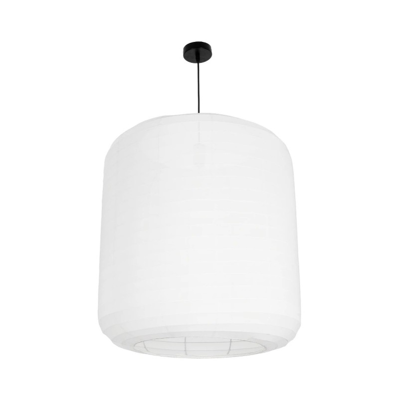 GLOBOSTAR® ROMINA 62001 Μοντέρνο Κρεμαστό Φωτιστικό Οροφής με Ντουί 1 x E27 AC 220-240V IP20 - Λευκό - Μ60 x Π60 x Υ65cm