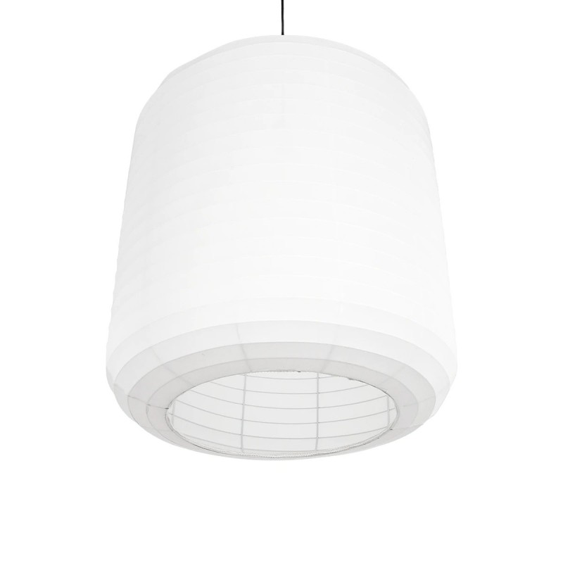 GLOBOSTAR® ROMINA 62001 Μοντέρνο Κρεμαστό Φωτιστικό Οροφής με Ντουί 1 x E27 AC 220-240V IP20 - Λευκό - Μ60 x Π60 x Υ65cm