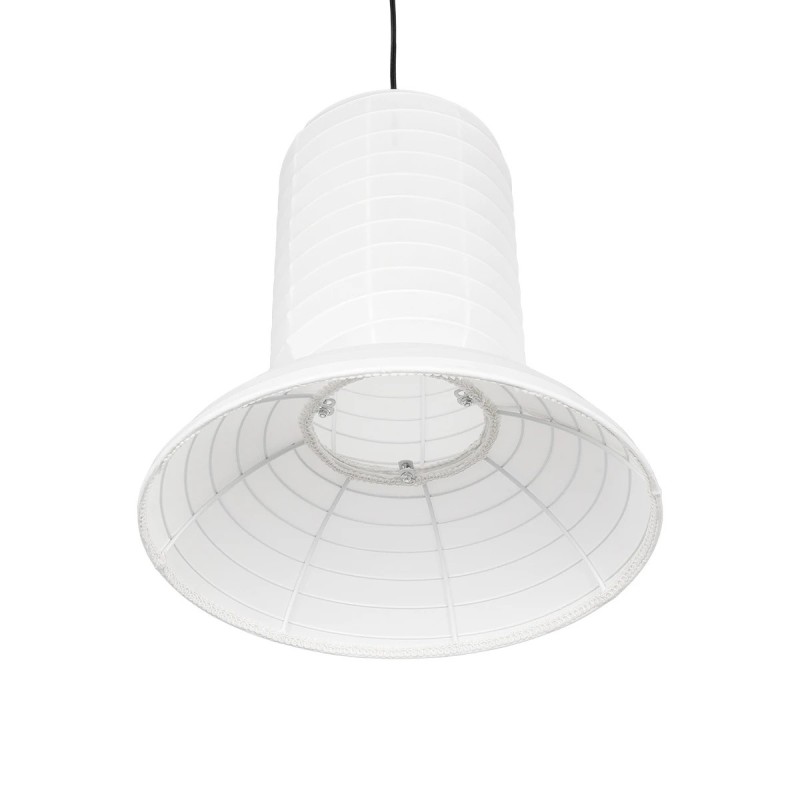 GLOBOSTAR® ROMINA 62002 Μοντέρνο Κρεμαστό Φωτιστικό Οροφής με Ντουί 1 x E27 AC 220-240V IP20 - Λευκό - Μ40 x Π40 x Υ42.5cm