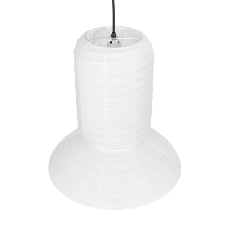 GLOBOSTAR® ROMINA 62002 Μοντέρνο Κρεμαστό Φωτιστικό Οροφής με Ντουί 1 x E27 AC 220-240V IP20 - Λευκό - Μ40 x Π40 x Υ42.5cm