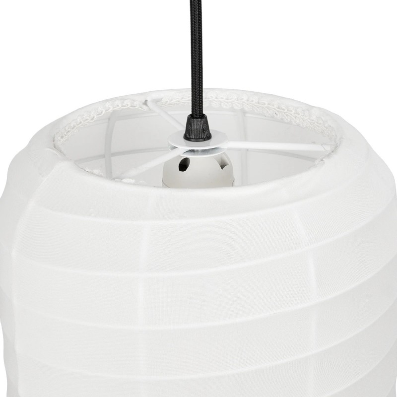 GLOBOSTAR® ROMINA 62002 Μοντέρνο Κρεμαστό Φωτιστικό Οροφής με Ντουί 1 x E27 AC 220-240V IP20 - Λευκό - Μ40 x Π40 x Υ42.5cm