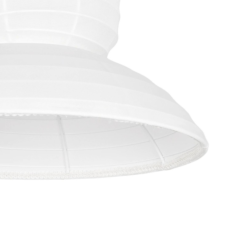 GLOBOSTAR® ROMINA 62002 Μοντέρνο Κρεμαστό Φωτιστικό Οροφής με Ντουί 1 x E27 AC 220-240V IP20 - Λευκό - Μ40 x Π40 x Υ42.5cm