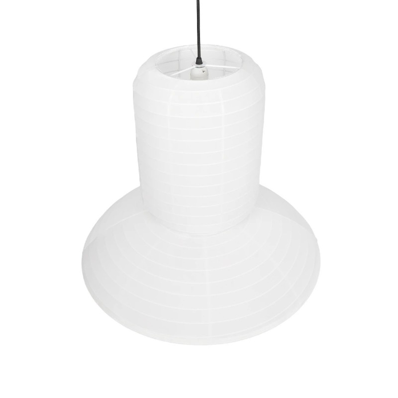 GLOBOSTAR® ROMINA 62003 Μοντέρνο Κρεμαστό Φωτιστικό Οροφής με Ντουί 1 x E27 AC 220-240V IP20 - Λευκό - Μ60 x Π60 x Υ51cm