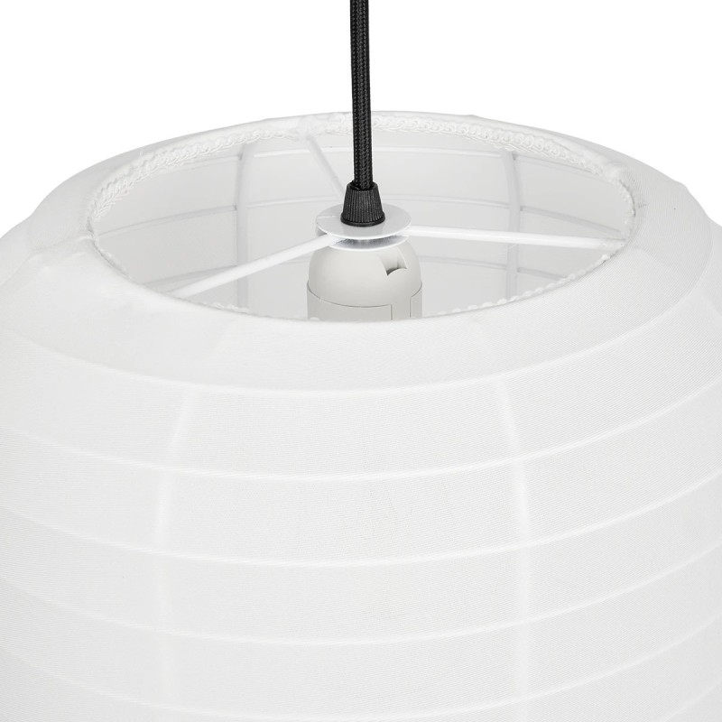 GLOBOSTAR® ROMINA 62003 Μοντέρνο Κρεμαστό Φωτιστικό Οροφής με Ντουί 1 x E27 AC 220-240V IP20 - Λευκό - Μ60 x Π60 x Υ51cm