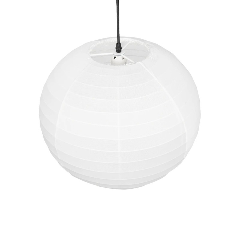 GLOBOSTAR® ROMINA 62004 Μοντέρνο Κρεμαστό Φωτιστικό Οροφής με Ντουί 1 x E27 AC 220-240V IP20 - Λευκό - Μ40 x Π40 x Υ37cm