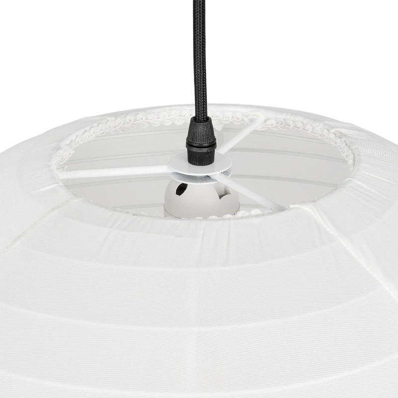 GLOBOSTAR® ROMINA 62004 Μοντέρνο Κρεμαστό Φωτιστικό Οροφής με Ντουί 1 x E27 AC 220-240V IP20 - Λευκό - Μ40 x Π40 x Υ37cm