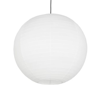 GLOBOSTAR® ROMINA 62005 Μοντέρνο Κρεμαστό Φωτιστικό Οροφής με Ντουί 1 x E27 AC 220-240V IP20 - Λευκό - Μ60 x Π60 x Υ55cm