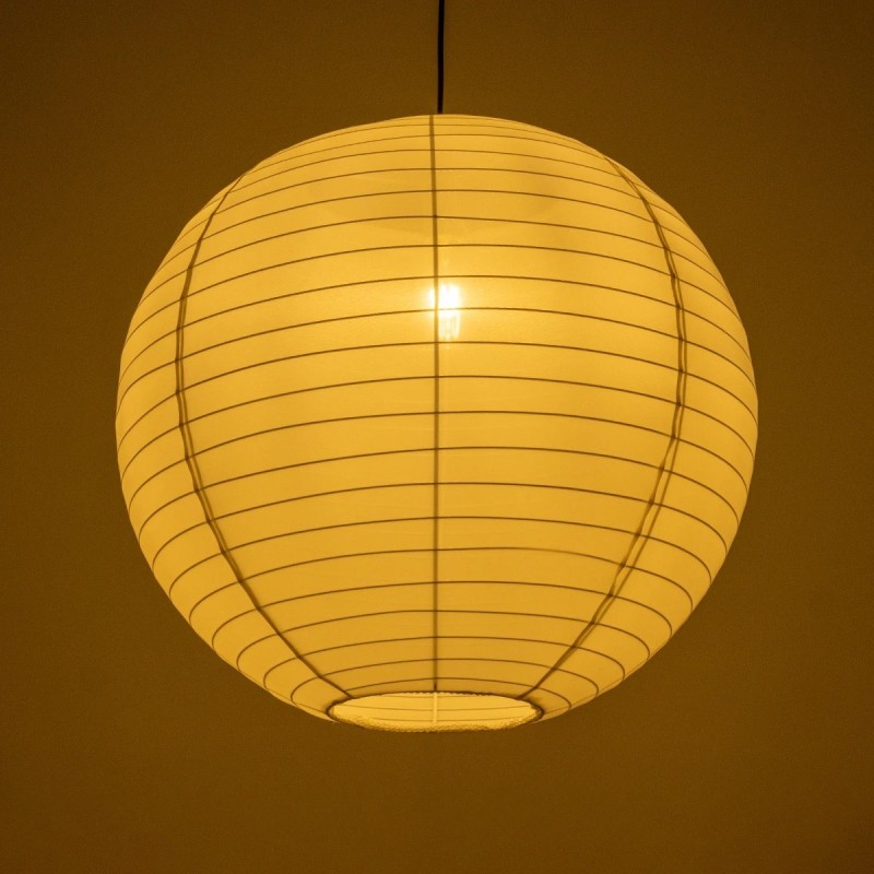 GLOBOSTAR® ROMINA 62005 Μοντέρνο Κρεμαστό Φωτιστικό Οροφής με Ντουί 1 x E27 AC 220-240V IP20 - Λευκό - Μ60 x Π60 x Υ55cm