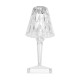 GLOBOSTAR® CRYSTAL 62042 Μοντέρνο Επιτραπέζιο Φωτιστικό Πορτατίφ LED 1W 100lm 360° DC 5V USB-C με Επαναφορτιζόμενη Μπαταρία Li-ion 3.7V 1600mAh IP44 Πολύχρωμο RGBW με Χειριστήριο Dimmable - Sanan SMD Chip - Διάφανο Πλαστικό - Μ11.5 x Π11.5 x Υ25.5cm - 3 Χ GLOBOSTAR® CRYSTAL 62042 Μοντέρνο Επιτραπέζιο Φωτιστικό Πορτατίφ LED 1W 100lm 360° DC 5V USB-C με Επαναφορτιζόμενη Μπαταρία Li-ion 3.7V 1600mAh IP44 Πολύχρωμο RGBW με Χειριστήριο Dimmable - Sanan SMD Chip - Διάφανο Πλαστικό - Μ11.5 x Π11.5 x Υ25.5cm - 3 Χ
