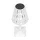 GLOBOSTAR® CRYSTAL 62042 Μοντέρνο Επιτραπέζιο Φωτιστικό Πορτατίφ LED 1W 100lm 360° DC 5V USB-C με Επαναφορτιζόμενη Μπαταρία Li-ion 3.7V 1600mAh IP44 Πολύχρωμο RGBW με Χειριστήριο Dimmable - Sanan SMD Chip - Διάφανο Πλαστικό - Μ11.5 x Π11.5 x Υ25.5cm - 3 Χ GLOBOSTAR® CRYSTAL 62042 Μοντέρνο Επιτραπέζιο Φωτιστικό Πορτατίφ LED 1W 100lm 360° DC 5V USB-C με Επαναφορτιζόμενη Μπαταρία Li-ion 3.7V 1600mAh IP44 Πολύχρωμο RGBW με Χειριστήριο Dimmable - Sanan SMD Chip - Διάφανο Πλαστικό - Μ11.5 x Π11.5 x Υ25.5cm - 3 Χ