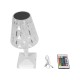 GLOBOSTAR® CRYSTAL 62042 Μοντέρνο Επιτραπέζιο Φωτιστικό Πορτατίφ LED 1W 100lm 360° DC 5V USB-C με Επαναφορτιζόμενη Μπαταρία Li-ion 3.7V 1600mAh IP44 Πολύχρωμο RGBW με Χειριστήριο Dimmable - Sanan SMD Chip - Διάφανο Πλαστικό - Μ11.5 x Π11.5 x Υ25.5cm - 3 Χ GLOBOSTAR® CRYSTAL 62042 Μοντέρνο Επιτραπέζιο Φωτιστικό Πορτατίφ LED 1W 100lm 360° DC 5V USB-C με Επαναφορτιζόμενη Μπαταρία Li-ion 3.7V 1600mAh IP44 Πολύχρωμο RGBW με Χειριστήριο Dimmable - Sanan SMD Chip - Διάφανο Πλαστικό - Μ11.5 x Π11.5 x Υ25.5cm - 3 Χ
