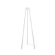GloboStar® TRIPOD 203-0259 Μοντέρνο Επιδαπέδιο Φωτιστικό Μονόφωτο 1 x E27 IP20 Λευκό Ξύλο - Μ38 x Π38 x Υ120cm