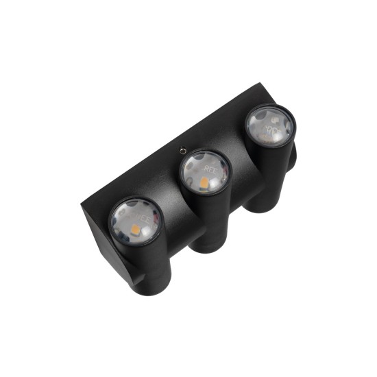 GLOBOSTAR® ARC 60680 Μοντέρνο Φωτιστικό Τοίχου - Απλίκα LED 12W 1500lm 30° AC 220-240V Αδιάβροχο IP65 Θερμό Λευκό 2700K - CREE XPE Chip & TÜV SÜD Driver - Μαύρο Ματ - Μ14 x Π4.8 x Υ11.5cm - 5 Χρόνια Εγγύηση GLOBOSTAR® ARC 60680 Μοντέρνο Φωτιστικό Τοίχου - Απλίκα LED 12W 1500lm 30° AC 220-240V Αδιάβροχο IP65 Θερμό Λευκό 2700K - CREE XPE Chip & TÜV SÜD Driver - Μαύρο Ματ - Μ14 x Π4.8 x Υ11.5cm - 5 Χρόνια Εγγύηση