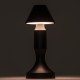 GloboStar® LUNNA 76478 Μοντέρνο Επιτραπέζιο Φωτιστικό Πορτατίφ LED 1.5W 105lm 120° DC 5V Επαναφορτιζόμενο με Μπαταρία Li-ion 1800mAh - Διακόπτη Αφής με 3 Εναλλαγές Φωτισμού CCT Θερμό - Φυσικό - Ψυχρό 1500K - 4500K - 6000K Dimmable - D9 x 23cm - Ασημί