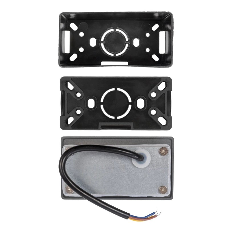 kelvo® STEPART KLV-101-0081 Χωνευτό Φωτιστικό Σκαλοπατιού / Διαδρόμου LED 3W 375lm 45° AC 220-240V Αδιάβροχο IP65 Θερμό Λευκό 2700K - Lumileds SMD Chip & TÜV SÜD Driver - Γκρι Ανθρακί Ματ - Μ10.5 x Π4.5 x Υ6cm / Q9.1 x 4.5cm - 5 Χρόνια Εγγύηση