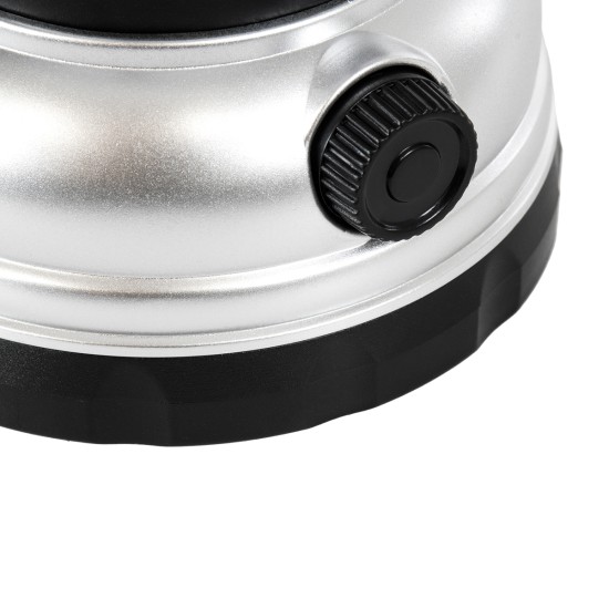 GloboStar® 69933 Αυτόνομο Επαναφορτιζόμενο Φανάρι Camping LED 5W με Επαναφορτιζόμενη Μπαταρία 18650 1200mAh Li-ion - Power Bank - Αδιάβροχο IP54 - Dimmable - Μαύρο Ασημί - Ψυχρό Λευκό 6000K Φ10.2 x Υ18cm GloboStar® 69933 Αυτόνομο Επαναφορτιζόμενο Φανάρι Camping LED 5W με Επαναφορτιζόμενη Μπαταρία 18650 1200mAh Li-ion - Power Bank - Αδιάβροχο IP54 - Dimmable - Μαύρο Ασημί - Ψυχρό Λευκό 6000K Φ10.2 x Υ18cm