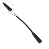 GLOBOSTAR® CONNECTOR 999-0265 2 Pin Σύνδεσμος Τροφοδοσίας για Wall Washers & Προβολείς με Είσοδο 2 x 0.25mm2 & Έξοδο 1 x Αρσενικό Βύσμα Αδιάβροχο IP65 - Μαύρο - Μ20 x Π1.5 x Υ1.5cm