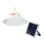 GLOBOSTAR® SOLARLAMP 85350 Λάμπα LED 100W 1000lm 140° DC 5V Powerbank με φορτιστή USB, Φωτοβολταϊκό Panel 6V 12W & Επαναφορτιζόμενη Μπαταρία Li-ion 3.2V 5000mAh Αδιάβροχο IP54 Ρυθμιζόμενο Λευκό CCT με On/Off 2700K/4500K/6000K Dimmable - Μ23 x Π23 x Υ1
