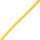 GloboStar® CABLITO 61555 Μοντέρνο Κρεμαστό Φωτιστικό Οροφής Μονόφωτο 1 x E27 Κίτρινο Σιλικόνης Ανάρτηση με Υφασμάτινο Καλώδιο Φ4 x Υ110cm