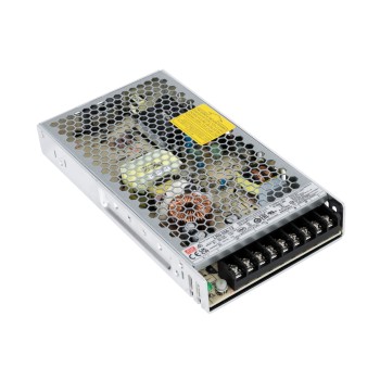 GLOBOSTAR® MEANWELL-LRS200-12 90782 Τροφοδοτικό/Μετασχηματιστής PELV 200W 17A DC 12V IP20 - AC 220-240V σε DC 12V / Ρυθμιζόμενo από DC 10.2V έως DC 13.8V - Μ21.5 x Π11.5 x Υ3cm - 3 Χρόνια Εγγύηση