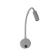 GloboStar® GOOSE 61689 Φωτιστικό Τοίχου - Απλίκα LED 3W 300lm 36° AC 220-240V IP20 - Reading Light - Θερμό Λευκό 2700K Γκρι Αλουμίνιο - Μ6.5 x Π22.5 x Υ23cm - 5 Xρόνια Εγγύηση GloboStar® GOOSE 61689 Φωτιστικό Τοίχου - Απλίκα LED 3W 300lm 36° AC 220-240V IP20 - Reading Light - Θερμό Λευκό 2700K Γκρι Αλουμίνιο - Μ6.5 x Π22.5 x Υ23cm - 5 Xρόνια Εγγύηση