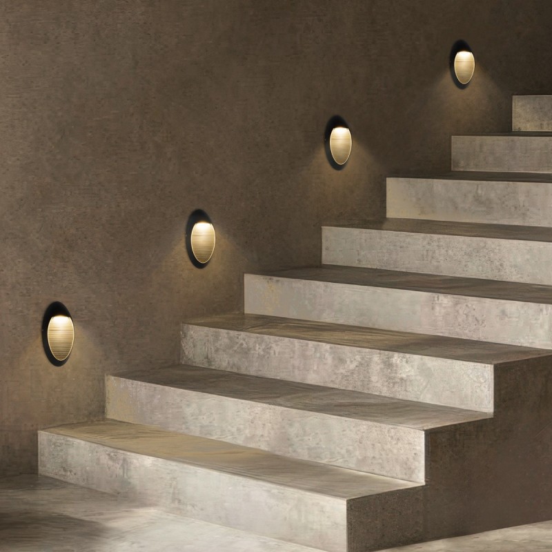 kelvo® STEPART KLV-101-0101 Φωτιστικό Σκαλοπατιού / Διαδρόμου LED 3W 375lm 45° AC 220-240V Αδιάβροχο IP65 Θερμό Λευκό 2700K - Lumileds SMD Chip & TÜV SÜD Driver - Μαύρο Ματ - Μ13 x Π5.5 x Υ26cm - 5 Χρόνια Εγγύηση