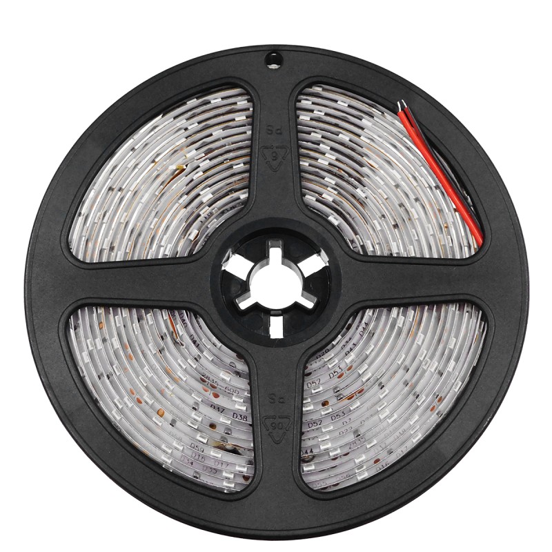 GloboStar® 70105 Ταινία LED SMD 2835 5m 4.8W/m 60LED/m 412lm/m 120° DC 12V Αδιάβροχη IP65 Πράσινο