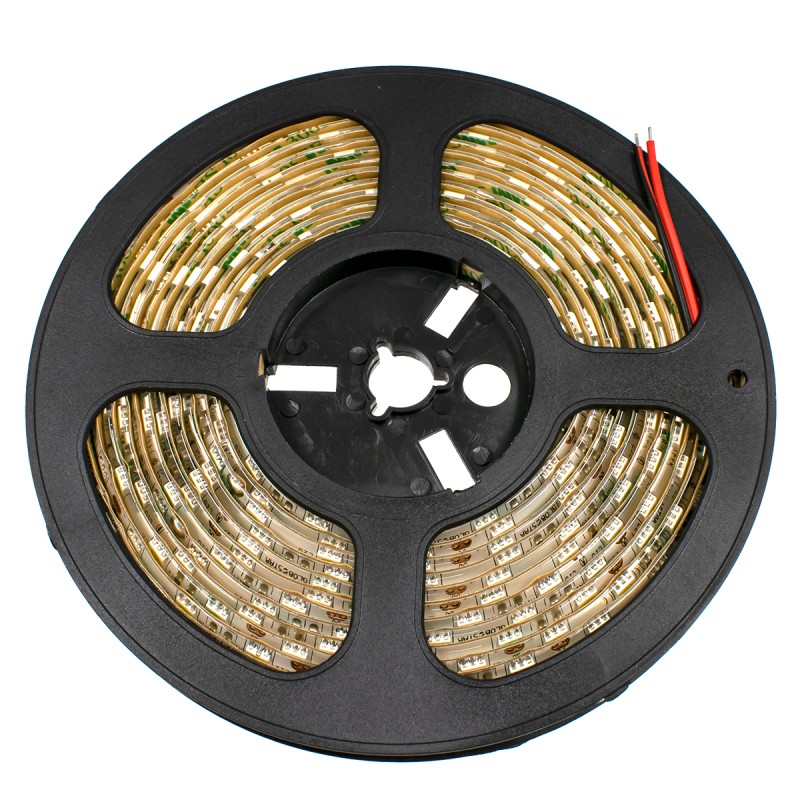 GLOBOSTAR® LUMAR 70120 Ταινία LED 14.4W/m 1584lm/m 120° DC 12V Αδιάβροχη IP65 60 x SMD5050 Chip/m Ψυχρό Λευκό 6000K Dimmable - Μ500 x Π1 x Υ0.2cm - Ρολό 5 Μέτρων - 5 Χρόνια Εγγύηση