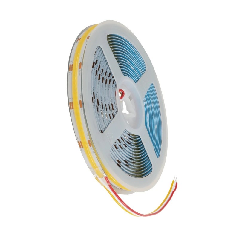 GLOBOSTAR® BEE 70349 Ταινία LED 14W/m 1540lm/m 120° DC 24V IP20 608 x COB Chip/m Ρυθμιζόμενο Λευκό CCT από 2700K έως 6000K Dimmable - Μ500 x Π1 x Υ0.2cm - Ρολό 5 Μέτρων - 5 Χρόνια Εγγύηση