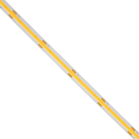 GLOBOSTAR® BEE 70351 Ταινία LED 10W/m 1000lm/m 120° DC 24V IP20 528 x COB Chip/m Φυσικό Λευκό 4500K Dimmable - Μ500 x Π1 x Υ0.2cm - Ρολό 5 Μέτρων - 5 Χρόνια Εγγύηση