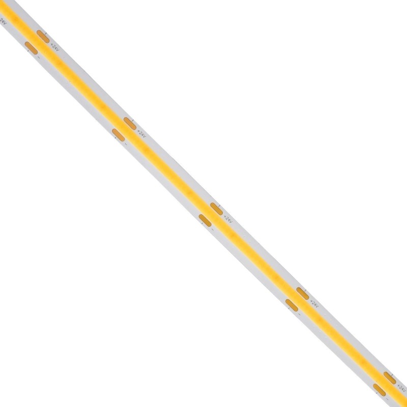 GLOBOSTAR® BEE 70351 Ταινία LED 10W/m 1000lm/m 120° DC 24V IP20 528 x COB Chip/m Φυσικό Λευκό 4500K Dimmable - Μ500 x Π1 x Υ0.2cm - Ρολό 5 Μέτρων - 5 Χρόνια Εγγύηση