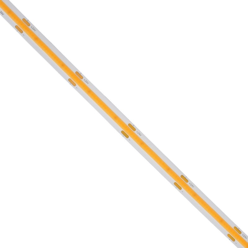 GLOBOSTAR® BEE 70352 Ταινία LED 10W/m 900lm/m 120° DC 24V IP20 528 x COB Chip/m Θερμό Λευκό 2700K Dimmable - Μ500 x Π1 x Υ0.2cm - Ρολό 5 Μέτρων - 5 Χρόνια Εγγύηση