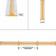 GLOBOSTAR® BEE 70352 Ταινία LED 10W/m 900lm/m 120° DC 24V IP20 528 x COB Chip/m Θερμό Λευκό 2700K Dimmable - Μ500 x Π1 x Υ0.2cm - Ρολό 5 Μέτρων - 5 Χρόνια Εγγύηση