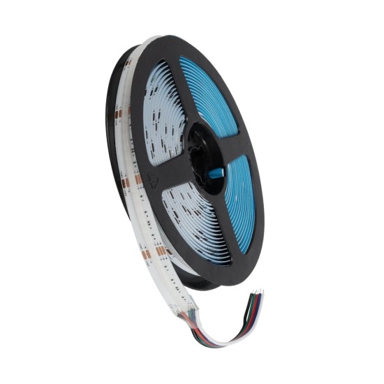 GLOBOSTAR® BEE 70354 Ταινία LED 19.2W/m 2112lm/m 120° DC 24V IP20 784 x COB Chip/m Πολύχρωμο RGB+WW Dimmable - Μ500 x Π1.2 x Υ0.2cm - Ρολό 5 Μέτρων - 5 Χρόνια Εγγύηση