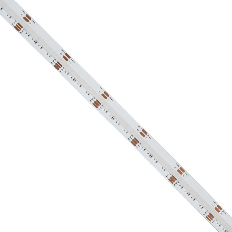 GLOBOSTAR® BEE 70354 Ταινία LED 19.2W/m 2112lm/m 120° DC 24V IP20 784 x COB Chip/m Πολύχρωμο RGB+WW Dimmable - Μ500 x Π1.2 x Υ0.2cm - Ρολό 5 Μέτρων - 5 Χρόνια Εγγύηση
