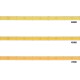 GLOBOSTAR® BEE 70355 Ταινία LED 9W/m 990lm/m 120° DC 24V IP20 384 x COB Chip/m Ψυχρό Λευκό 6000K Dimmable - Μ500 x Π0.5 x Υ0.2cm - Ρολό 5 Μέτρων - 5 Χρόνια Εγγύηση