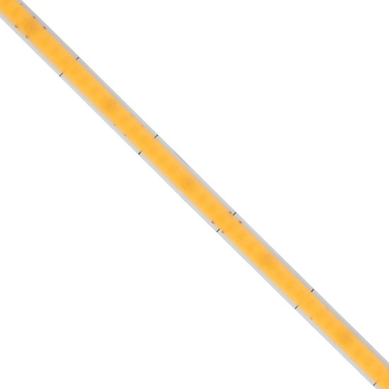 GLOBOSTAR® BEE 70357 Ταινία LED 9W/m 810lm/m 120° DC 24V IP20 384 x COB Chip/m Θερμό Λευκό 2700K Dimmable - Μ500 x Π0.5 x Υ0.2cm - Ρολό 5 Μέτρων - 5 Χρόνια Εγγύηση