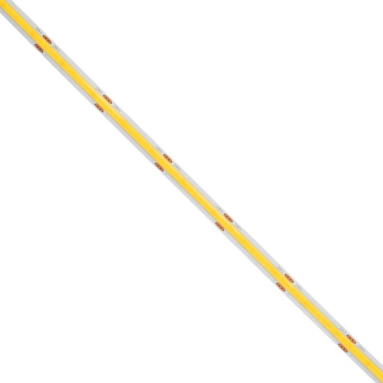GLOBOSTAR® BEE 70359 Ταινία LED 8W/m 880lm/m 120° DC 24V IP20 320 x COB Chip/m Ψυχρό Λευκό 6000K Dimmable - Μ500 x Π0.8 x Υ0.2cm - Ρολό 5 Μέτρων - 5 Χρόνια Εγγύηση