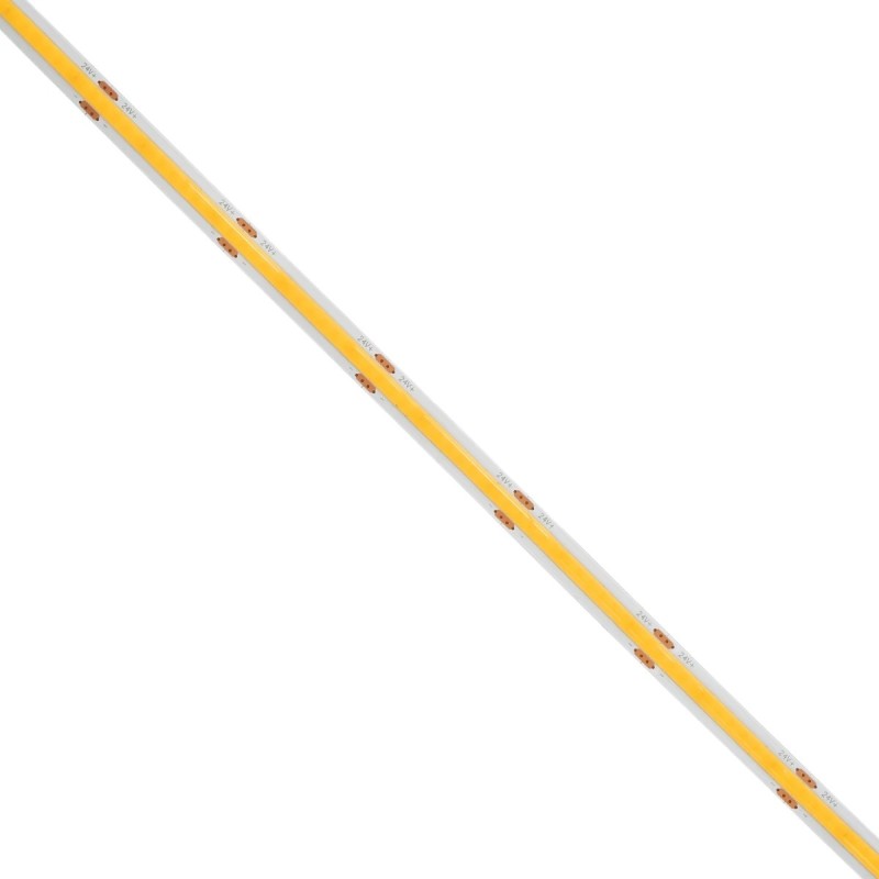 GLOBOSTAR® BEE 70360 Ταινία LED 8W/m 800lm/m 120° DC 24V IP20 320 x COB Chip/m Φυσικό Λευκό 4500K Dimmable - Μ500 x Π0.8 x Υ0.2cm - Ρολό 5 Μέτρων - 5 Χρόνια Εγγύηση